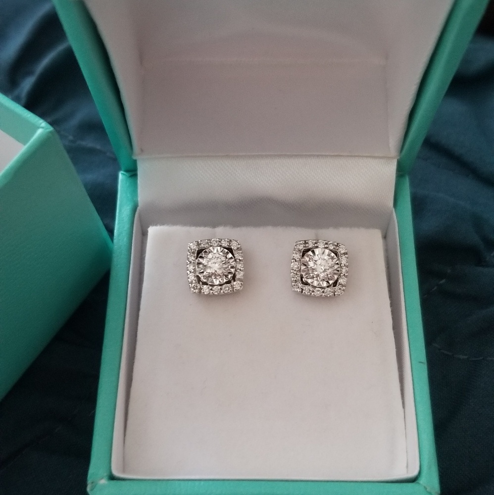 Diamond Stud Earrings